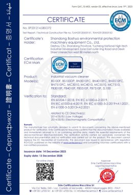 CE Industrial Vacuum Cleaner