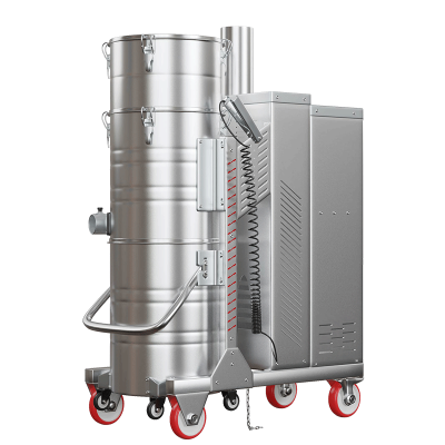 Self-cleaning explosion-proof vacuum cleaner